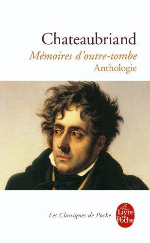 Mémoires d'outre-tombe : anthologie