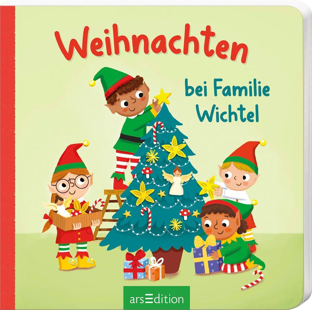 Weihnachten bei Familie Wichtel: Erste weihnachtliche Vorlesegeschichte für Kleinkinder ab 18 Monaten