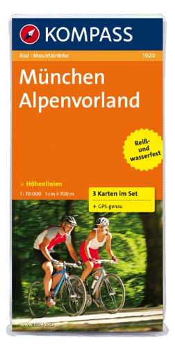 Rad- und Mountainbikekarte München / Alpenvorland