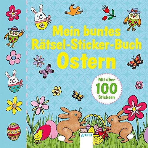 Mein buntes Rätsel-Sticker-Buch. Ostern