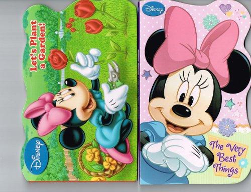 Minnie Mouse 2 Board Book Set (Let's Plant a Garden! & The Very Best Things)