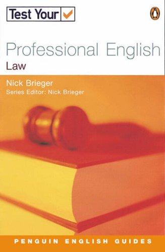 Test Your Professional English: Law (Penguin English Guides)