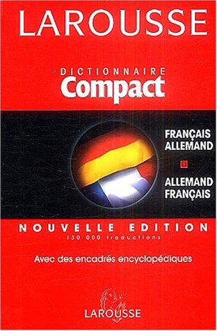 Dictionnaire compact français-allemand, allemand-français. Kompakt Wörterbuch : Französisch-Deutsch, Deutsch-Französisch