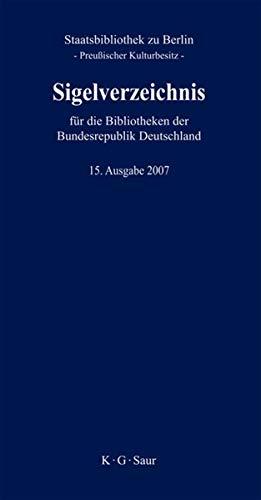 Sigelverzeichnis für die Bibliotheken der Bundesrepublik Deutschland