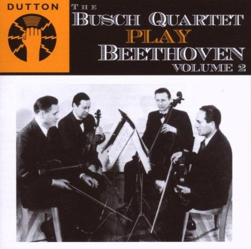 Busch Quart.Play Beethoven Vol.2