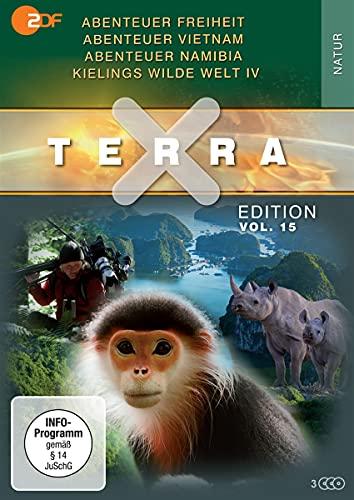 Terra X - Edition Vol. 15: Abenteuer Freiheit / Abenteuer Vietnam / Abenteuer Namibia / Kielings wilde Welt Staffel 4 [3 DVDs]