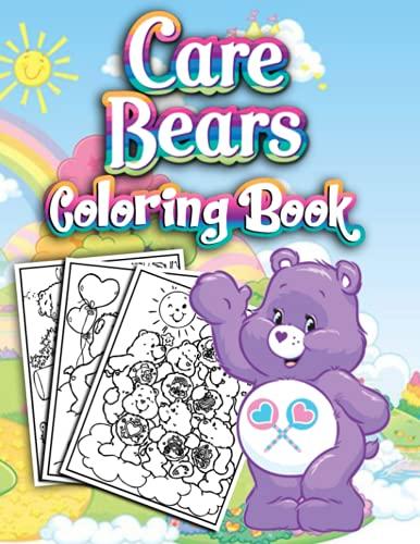 Care Bears Coloring Book: 60 One Sided Coloring Pages Featuring Stunning Illustrations about Iconic Scenes and Characters for Kids & Adults to Encourage Creativity