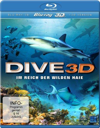 Dive 3D - Im Reich der wilden Haie (3D Version inkl. 2D Version & 3D Lenticular Card) [3D Blu-ray]