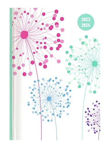 Collegetimer Blowballs 2023/2024 - Schüler-Kalender A5 (15x21 cm) - Pusteblume - Day By Day - 352 Seiten - Terminplaner - Notizbuch - Alpha Edition (Collegetimer A5 Daily)