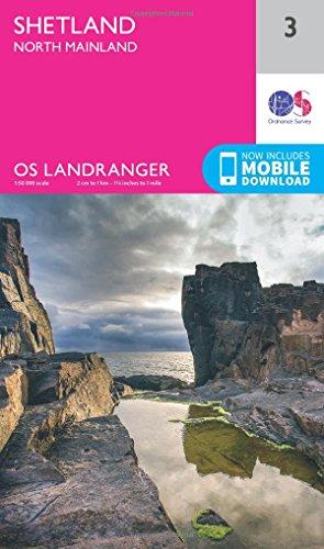 Shetland - North Mainland (OS Landranger Map)