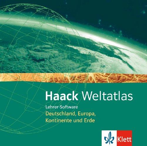 Haack Weltatlas für die Sekundarstufe I. Lehrer-Software Deutschland, Europa, Kontinente und Erde