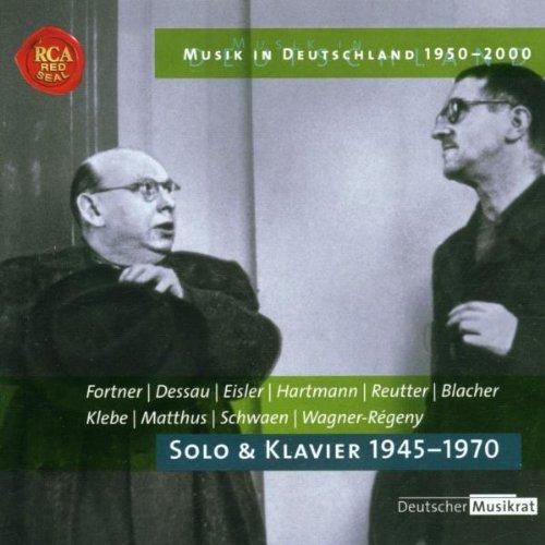 Vokale Kammermusik - Solo und Klavier 1945 - 1970