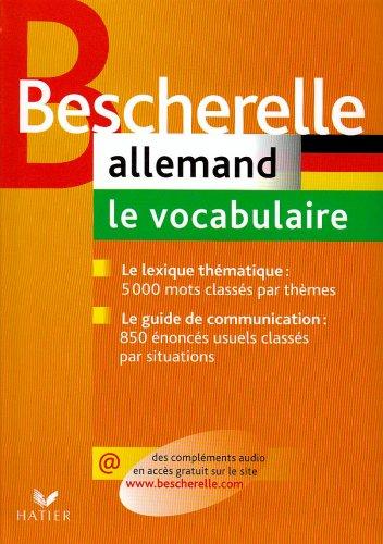 Allemand, le vocabulaire