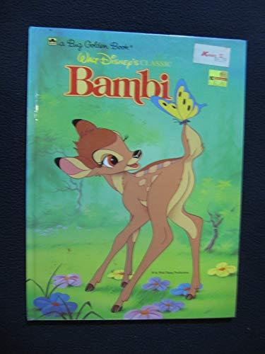 A BIG GOLDEN BOOK WALT DISNEYS CLASSIC BAMBI