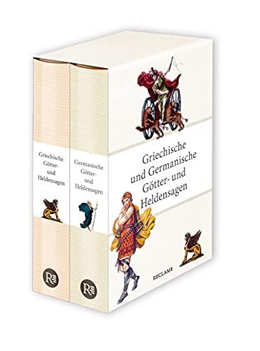 Griechische und Germanische Götter- und Heldensagen: Nach den Quellen neu erzählt. Zwei Bände