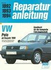 Reparaturanleitung VW Polo ab Baujahr 1988 bis 1991. 1,05- und 1,3- Liter- Einspritzmotor. Handbuch für die komplette Fahrzeugtechnik.