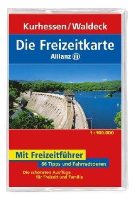 Die Freizeitkarte Allianz Kurhessen Waldeck 1 : 100 000: 66 Tipps und Fahrradtouren. Die schönsten Ausflüge für Freizeit und Familie