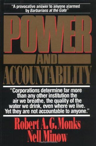 Power and Accountability: Restoring the Balances of Power Between Corporations and Society