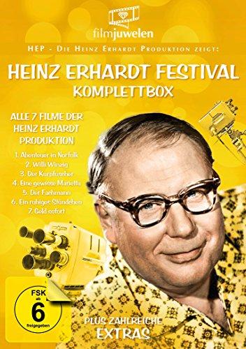 Heinz Erhardt Festival Komplettbox - Die ARD-Serie mit allen 7 Filmen der Heinz Erhard Produktion inkl. Willi Winzig & Geld sofort (Fernsehjuwelen) [3 DVDs]