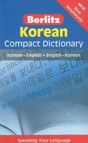 Berlitz Korean Compact Dictionary: Korean-English/English-Korean (Berlitz Compact Dictionary: Korean-English/English-Korean)