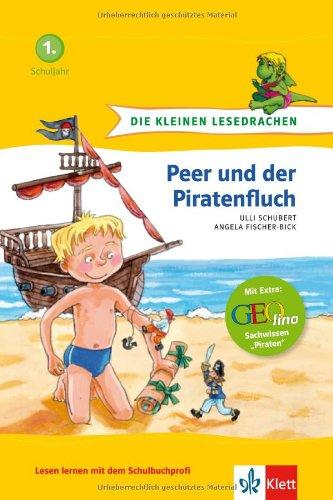 Die kleinen Lesedrachen, Peer und der Piratenfluch, 1. Lesestufe, ab 1. Klasse für Leseanfänger