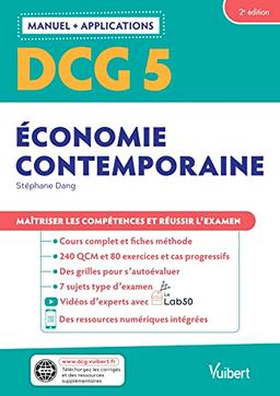 DCG 5, économie contemporaine : manuel + applications