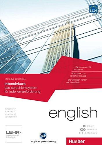 interaktive sprachreise intensivkurs english: das sprachlernsystem für jede lernanforderung / Paket: 1 DVD-ROM + 3 Audio-CDs + 2 Textbücher