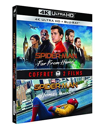 Coffret spider-man 2 films : homecoming ; far from home 4k ultra hd [Blu-ray] [FR Import]