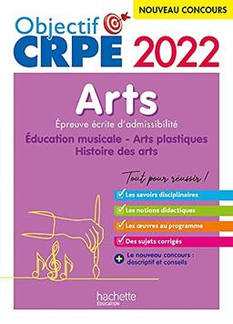 Arts : éducation musicale, arts plastiques, histoire des arts : épreuve écrite d'admissibilité, nouveau concours 2022