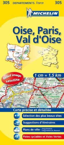 OISE / PARIS / VAL D ' OISE 11305 CARTE ' LOCAL ' ( France ) MICHELIN KAART (KAARTEN/CARTES MICHELIN)