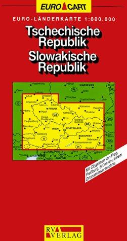 RV Karten, Nr.33204 : Tschechische Republik, Slowakische Republik, Euro-Länderkarte (GeoCenter Euro Map)