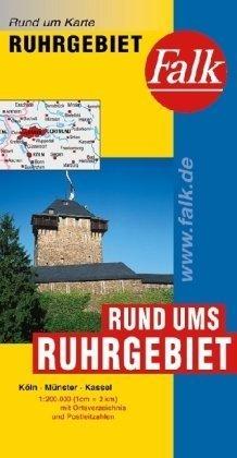 Falk Rund um Karte Rund ums Ruhrgebiet 1:200 000 Köln - Münster - Kassel