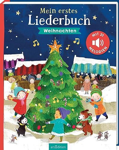 Mein erstes Liederbuch: Weihnachten: Mit 21 Melodien | Hochwertiges Liederbuch mit Melodien von 21 beliebten Weihnachtsliedern zum Hören und Mitsingen