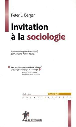 Invitation à la sociologie