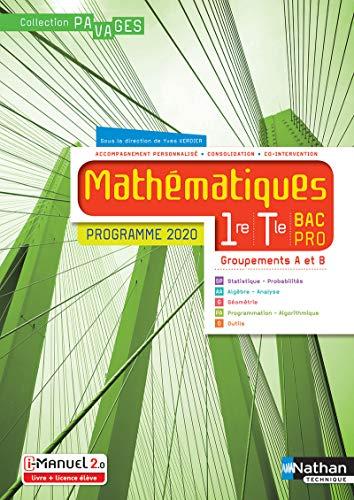 Mathématiques 1re, terminale bac pro groupements A et B : nouveau programme, réforme de la voie professionnelle