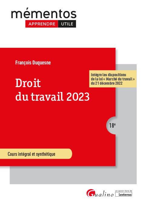 Droit du travail 2023