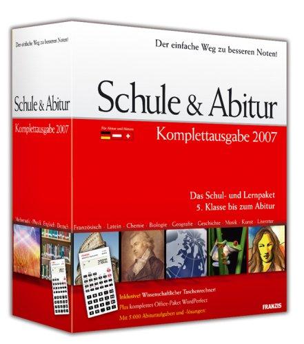 Schule & Abitur Komplettausgabe 2007. 16 CD-ROMs + 2 DVD-ROMs ab Windows 98.  (Lernmaterialien)