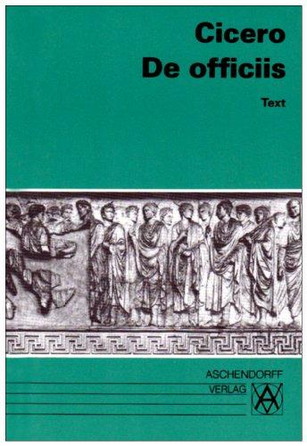 Philosophische Schriften: De officiis. Text