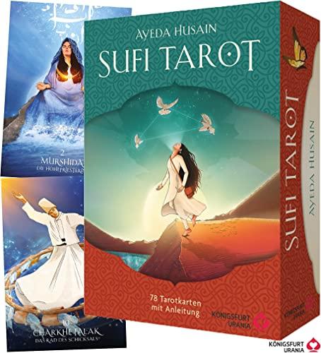 Sufi-Tarot - Der Weg des Herzens: 78 Tarotkarten mit Anleitung (Östliche Weisheit trifft westliches Tarot, Tarotdeck mit ausführlichem Booklet, Deutsch)