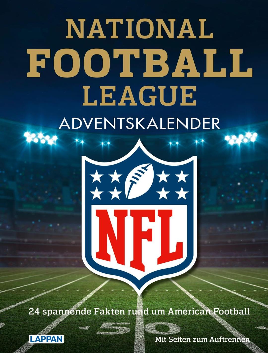 NFL - American Football Adventskalender: 24 Mal spannendes Hintergrundwissen rund um die NFL