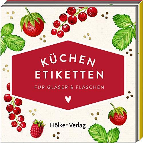 Küchen-Etiketten (Rote Beeren, Hölker Küchenpapeterie): Für Gläser & Flaschen