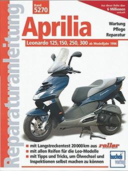 Aprilia Leonardo 125, 150, 250, 300: Ab Modelljahr 1996