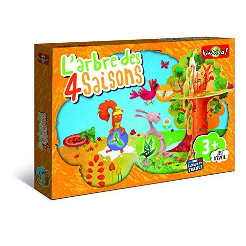 Bioviva 240086 Kartenspiel Awakening The Tree of The 4 Seasons, Mehrfarbig