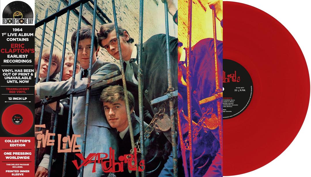 5 Live Yardbirds Vinyle Rouge