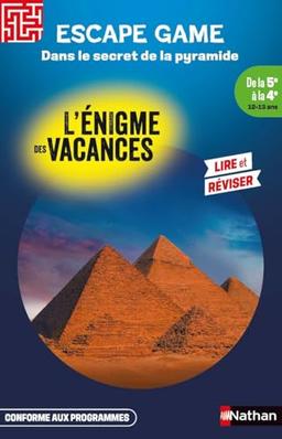 Dans le secret de la pyramide : 5e-4e