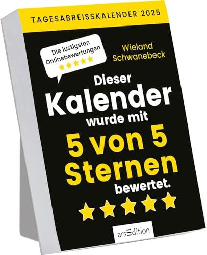 Abreißkalender Dieser Kalender wurde mit 5 von 5 Sternen bewertet 2025: Die lustigsten Onlinebewertungen | Tagesabreißkalender zum Aufstellen oder Aufhängen