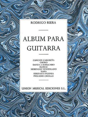 Riera Album Para Guitarra -ALB-: Sammelband für Gitarre