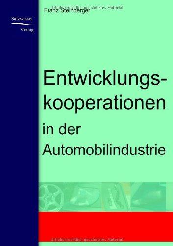 Entwicklungskooperationen in der Automobilindustrie