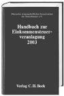 Handbuch zur Einkommensteuerveranlagung 2003