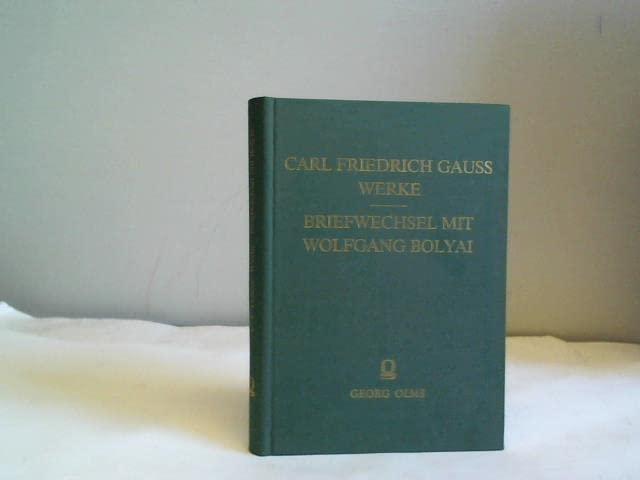 Briefwechsel, Herausgegeben von F. Schmidt und P. Stäckel.